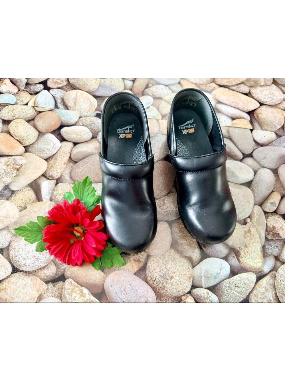 DANSKO BLACK CLOGS-SIZE 40